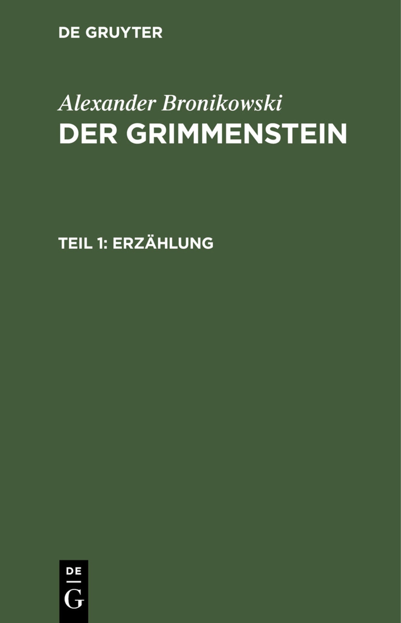 Erzählung