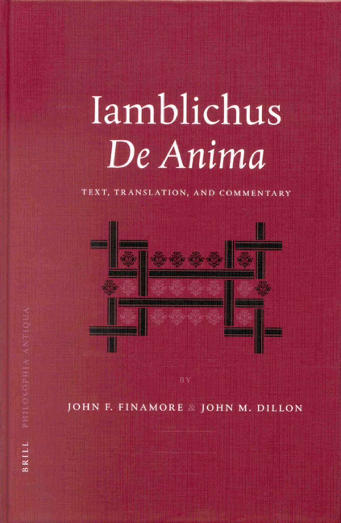 Cover image for Iamblichus' De Anima ISBN 9789004125100