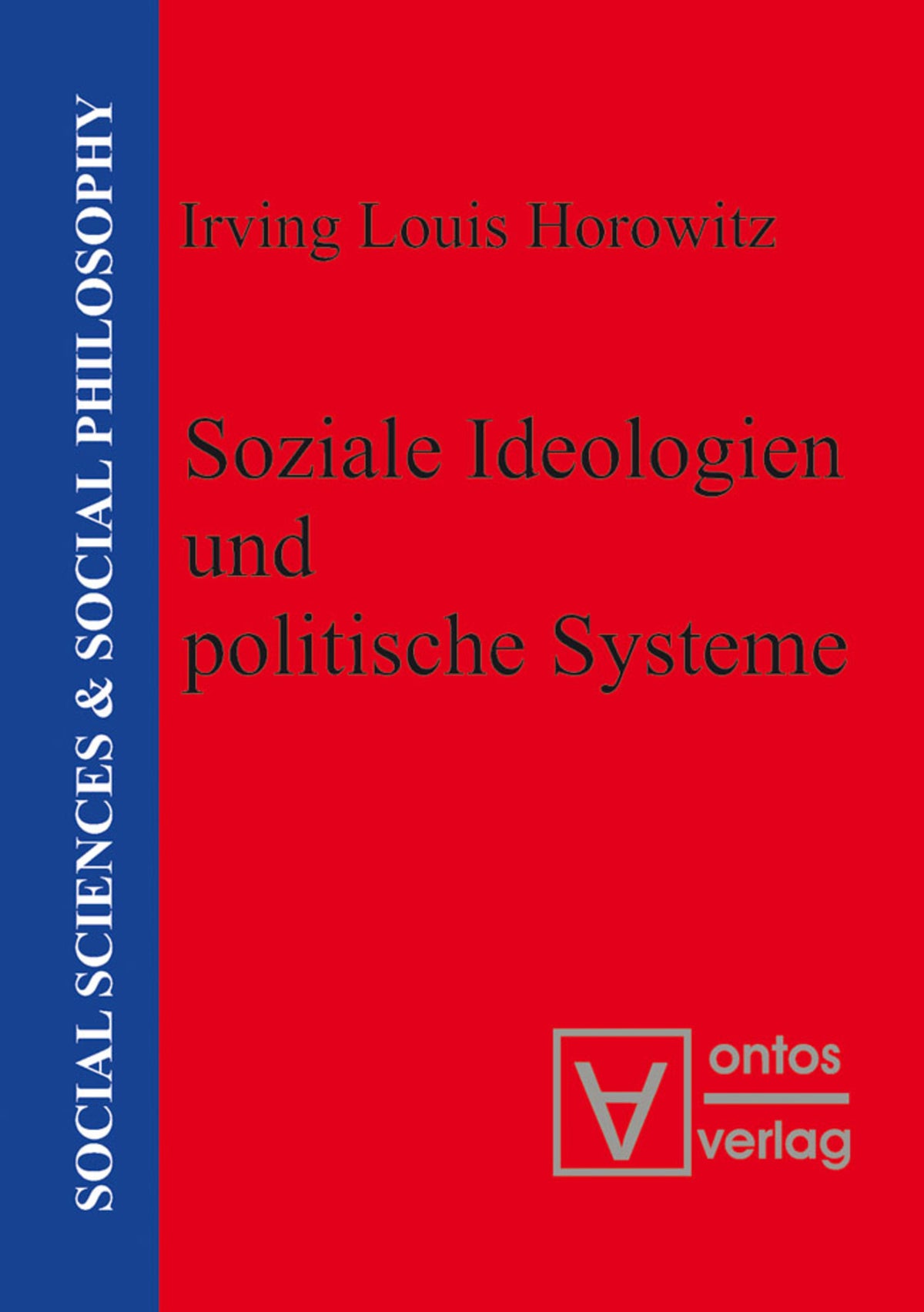 Cover image for Soziale Ideologien und politische Systeme ISBN 9783110320909