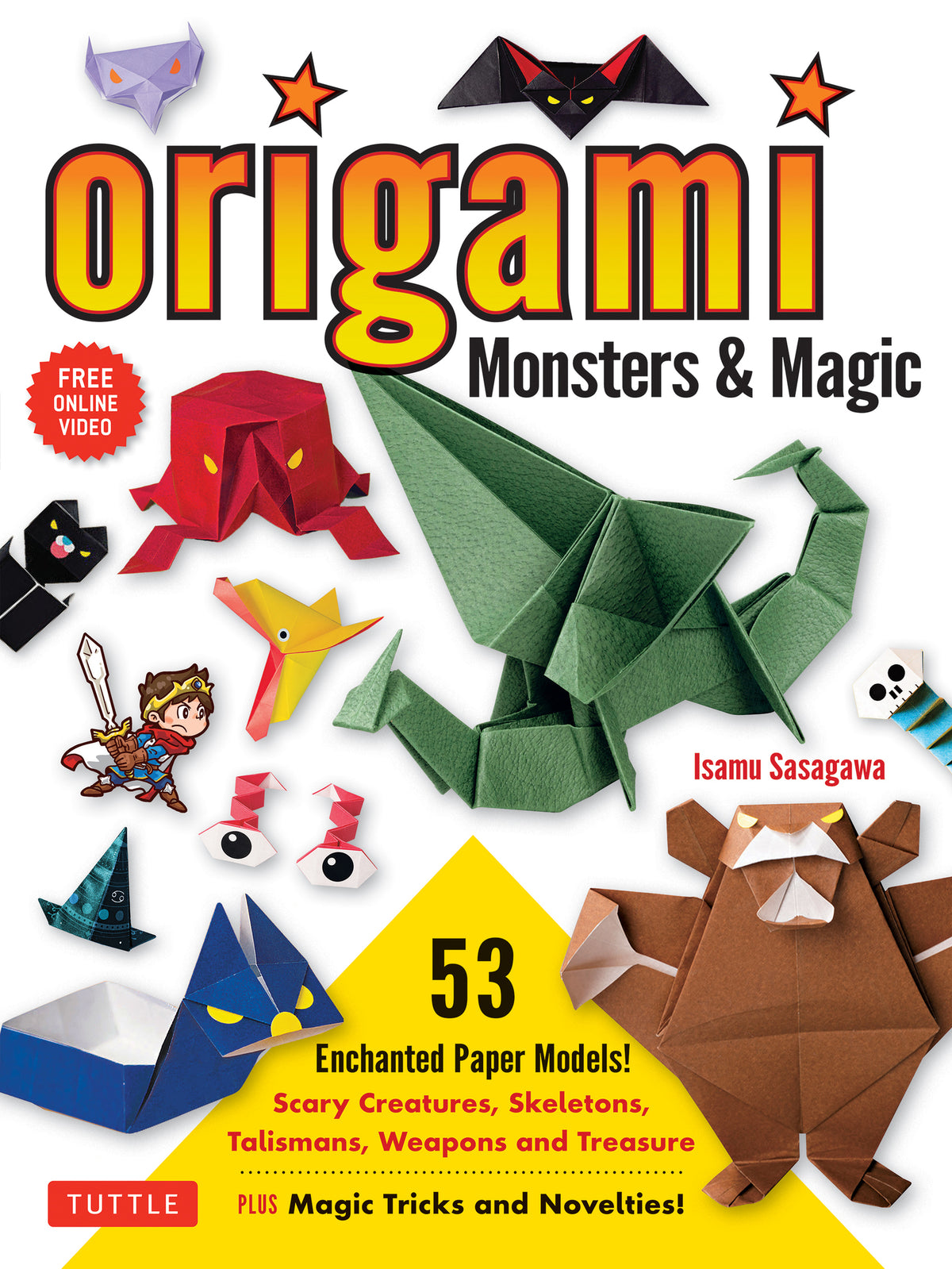 Cover image for Origami Monsters & Magic ISBN 9784805318782