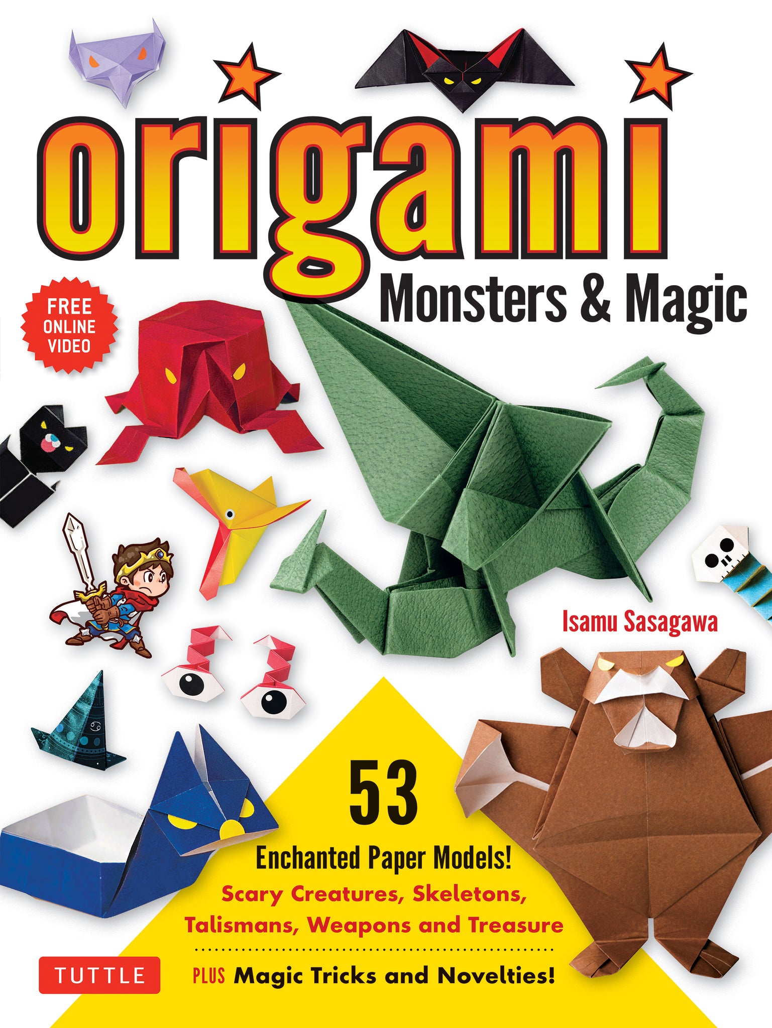 Cover image for Origami Monsters & Magic ISBN 9784805318782
