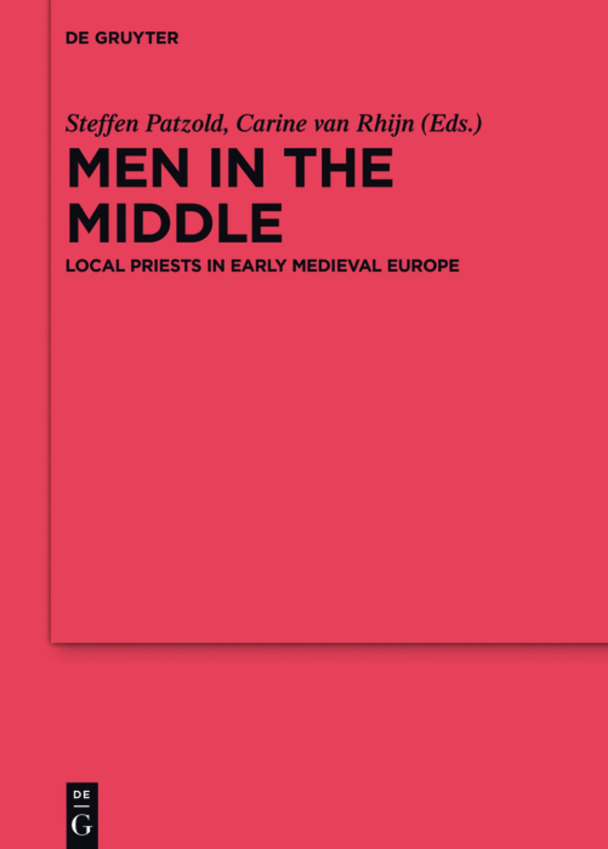 Cover image for Men in the Middle ISBN 9783110443417