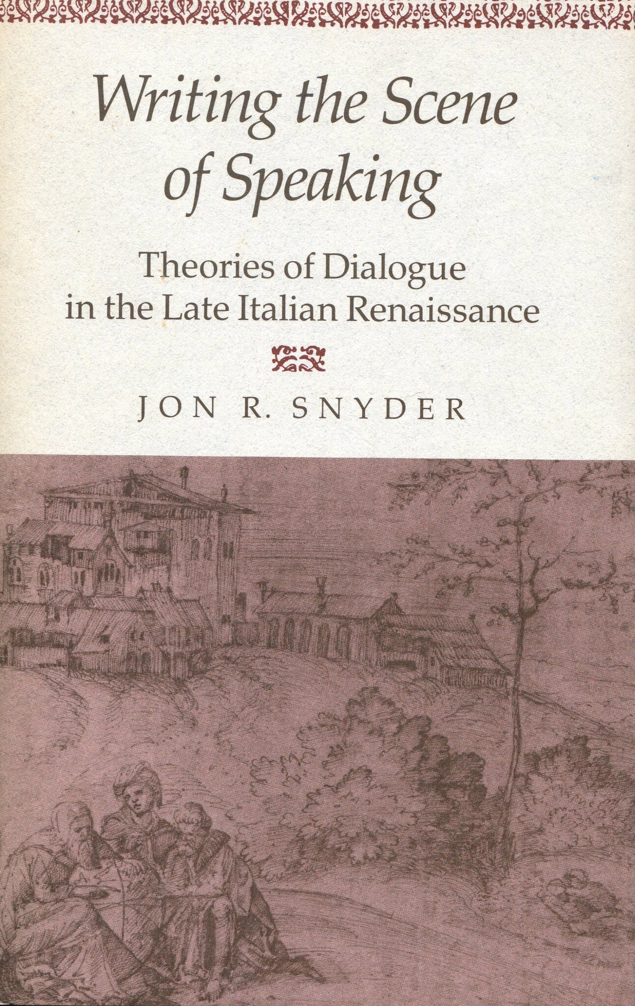 Writing the Scene of Speaking