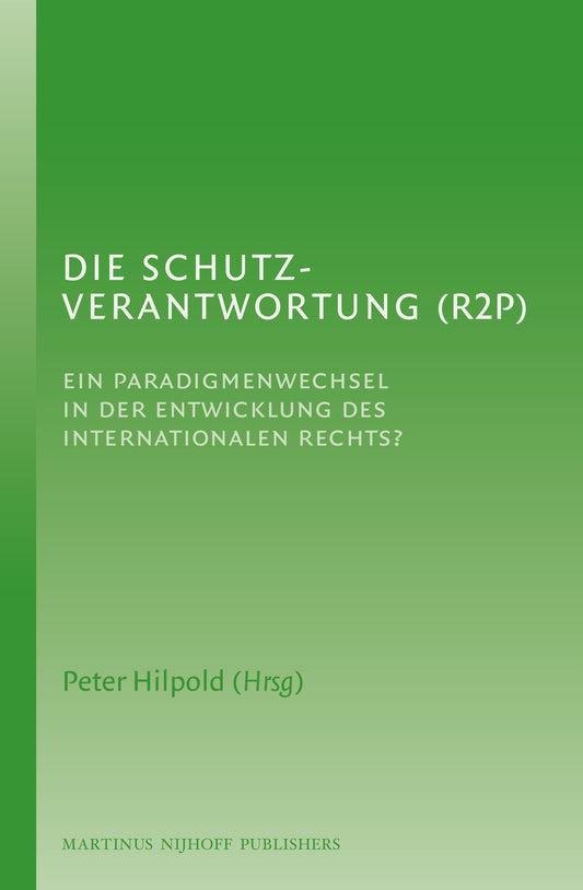 Die Schutzverantwortung (R2P)
