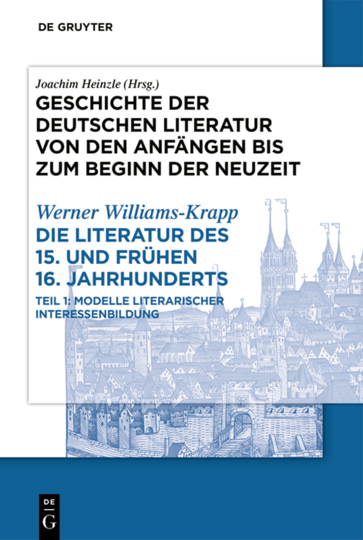 Cover image for Die Literatur des 15. und frühen 16. Jahrhunderts ISBN 9783484107069