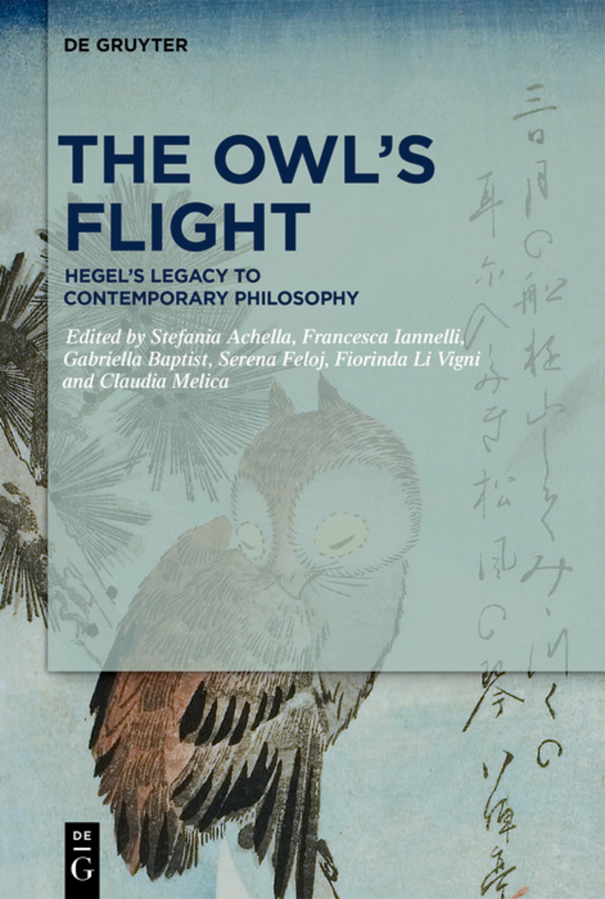 Cover image for The Owl's Flight ISBN 9783110709193