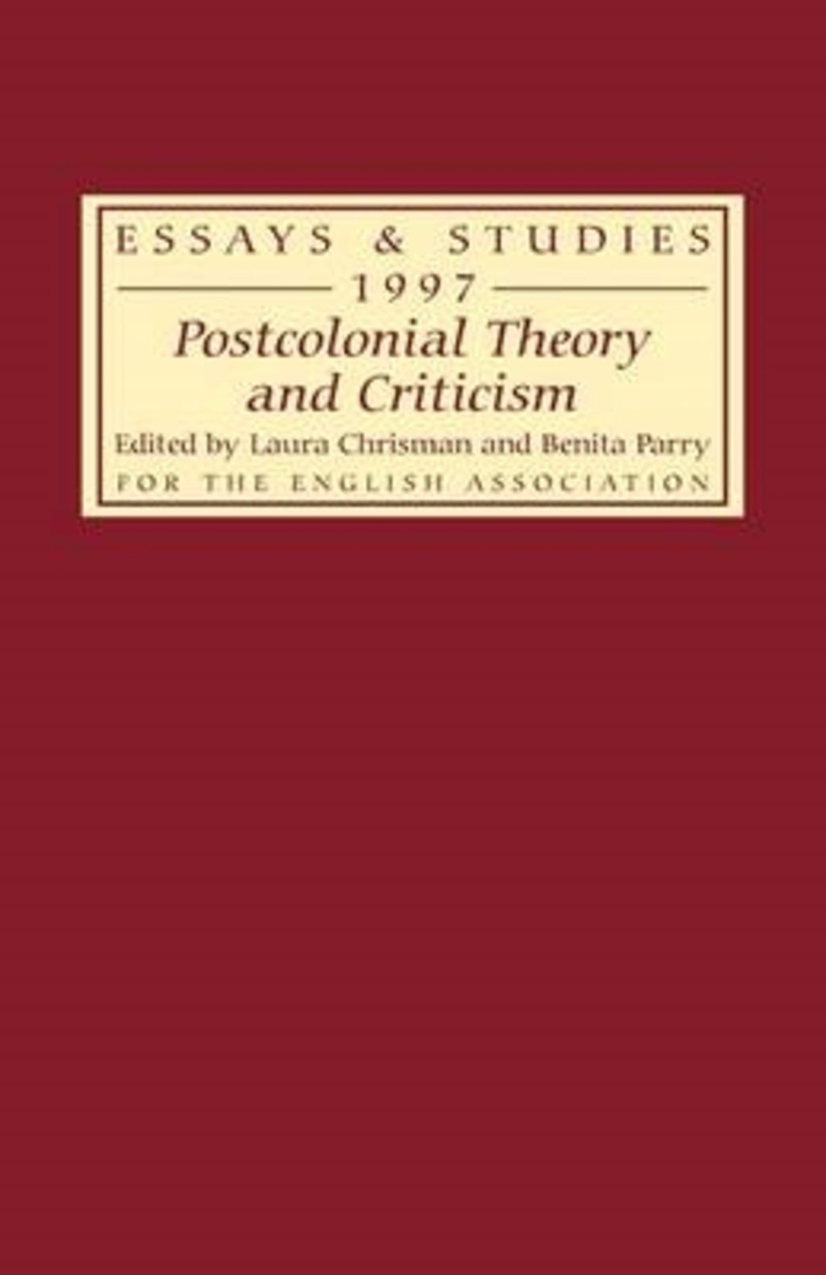 Cover image for Postcolonial Theory and Criticism ISBN 9780859915540