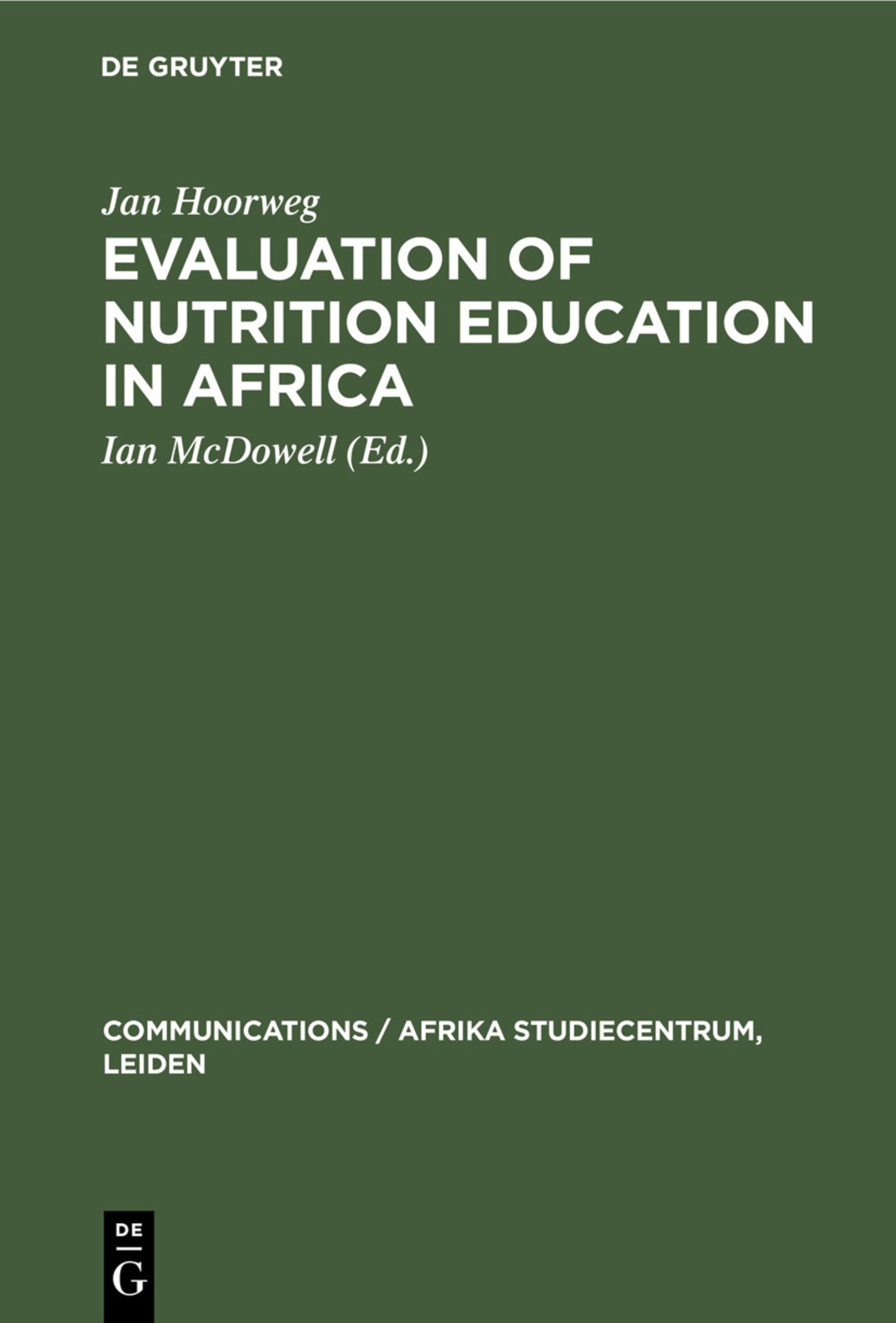 Evaluation of Nutrition Education in Africa