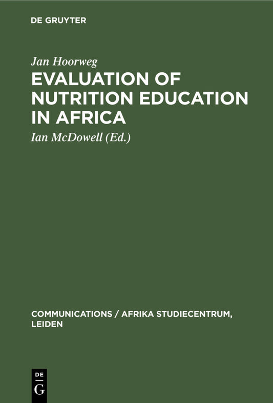 Evaluation of Nutrition Education in Africa