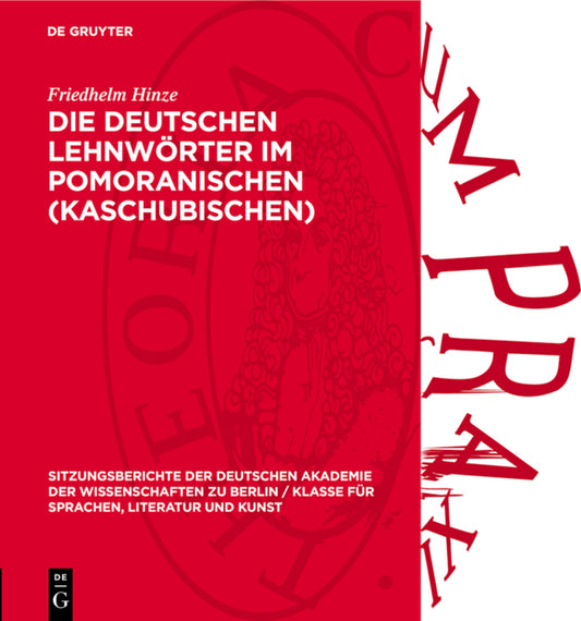 Die deutschen Lehnwörter im Pomoranischen (Kaschubischen)