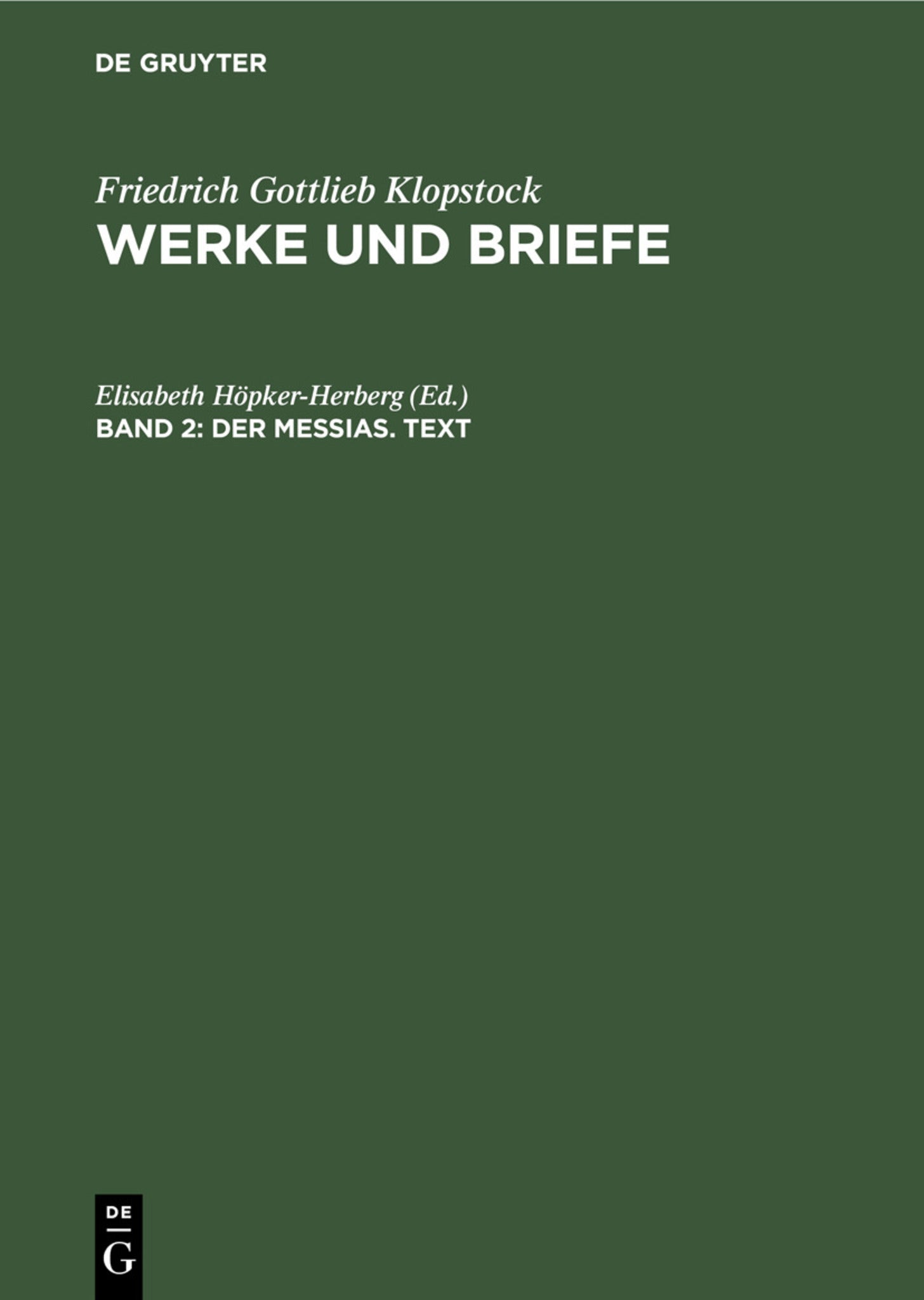 Der Messias. Text