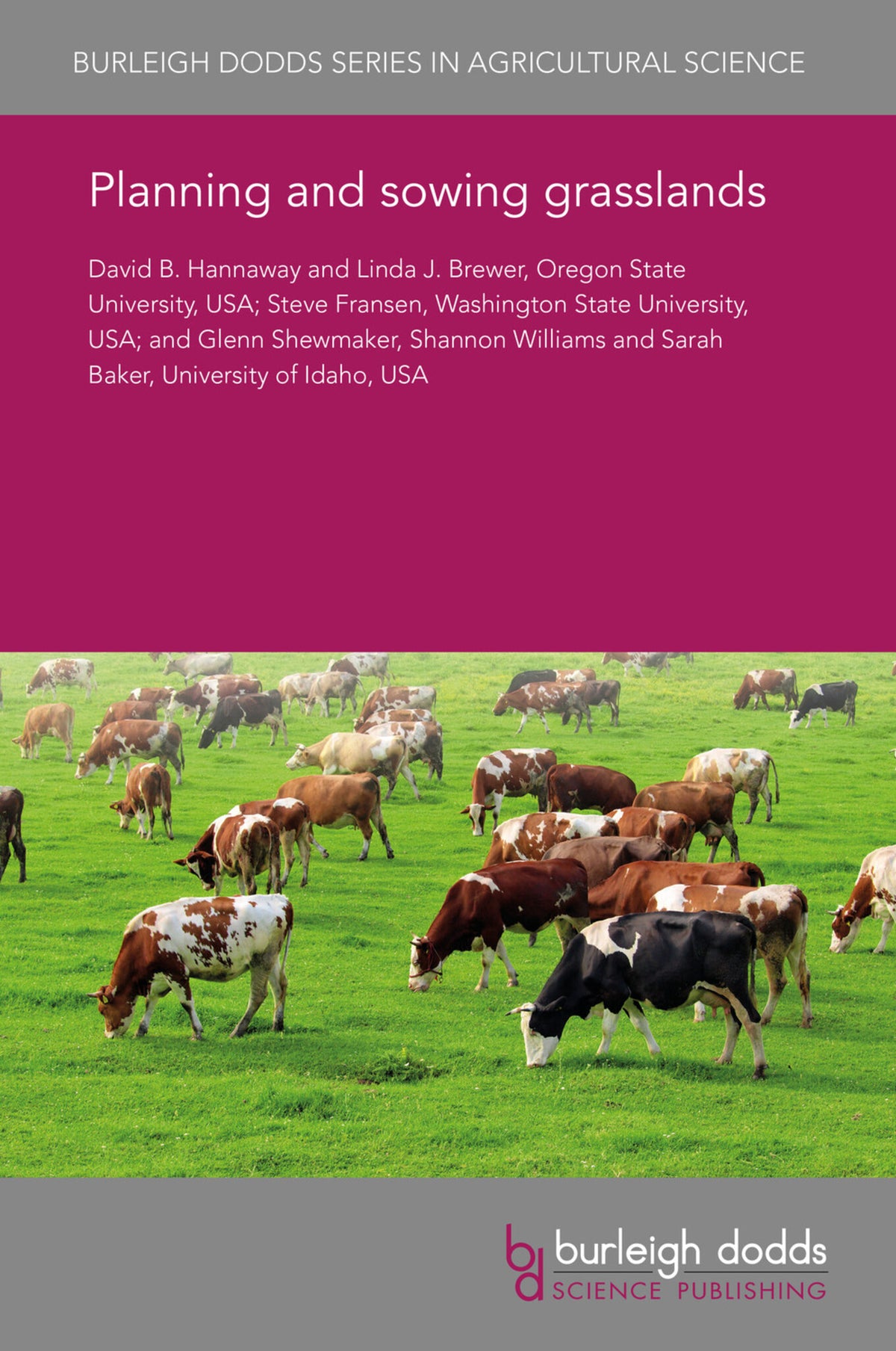 Cover image for Planning and sowing grasslands ISBN 9781838796914