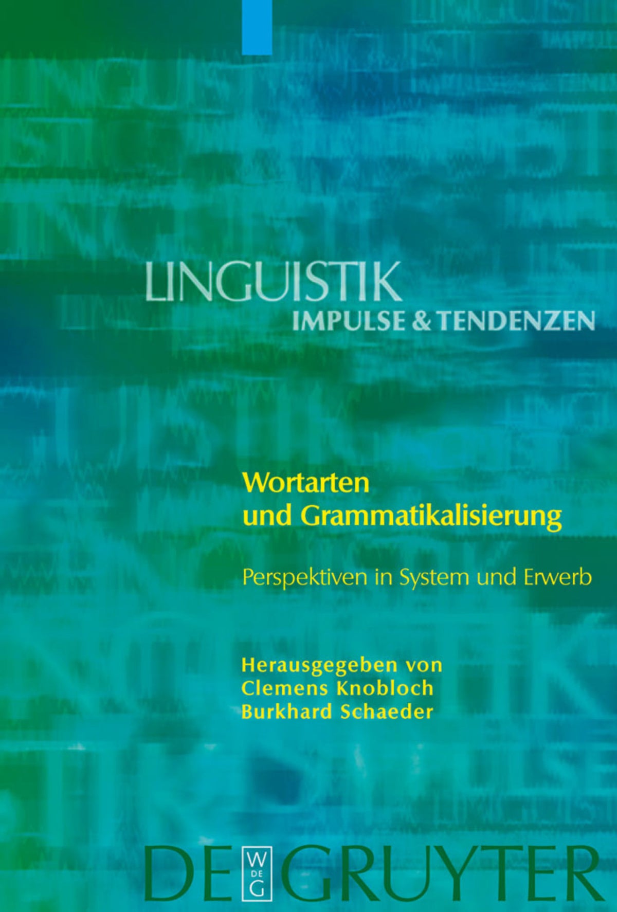 Cover image for Wortarten und Grammatikalisierung ISBN 9783110184112