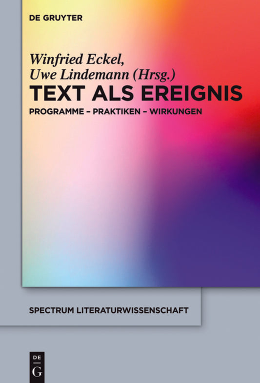 Text als Ereignis
