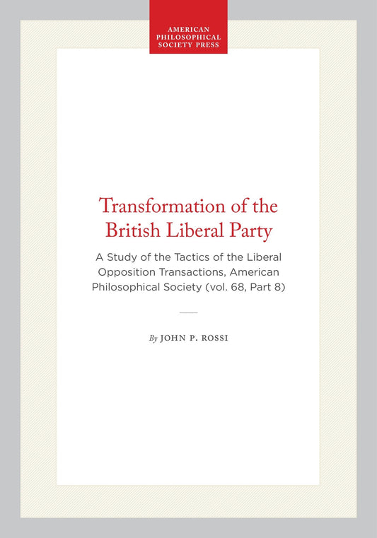 Transformation of the British Liberal Party