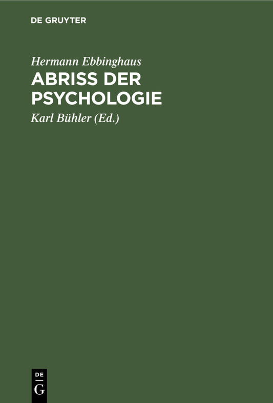 Abriss der Psychologie