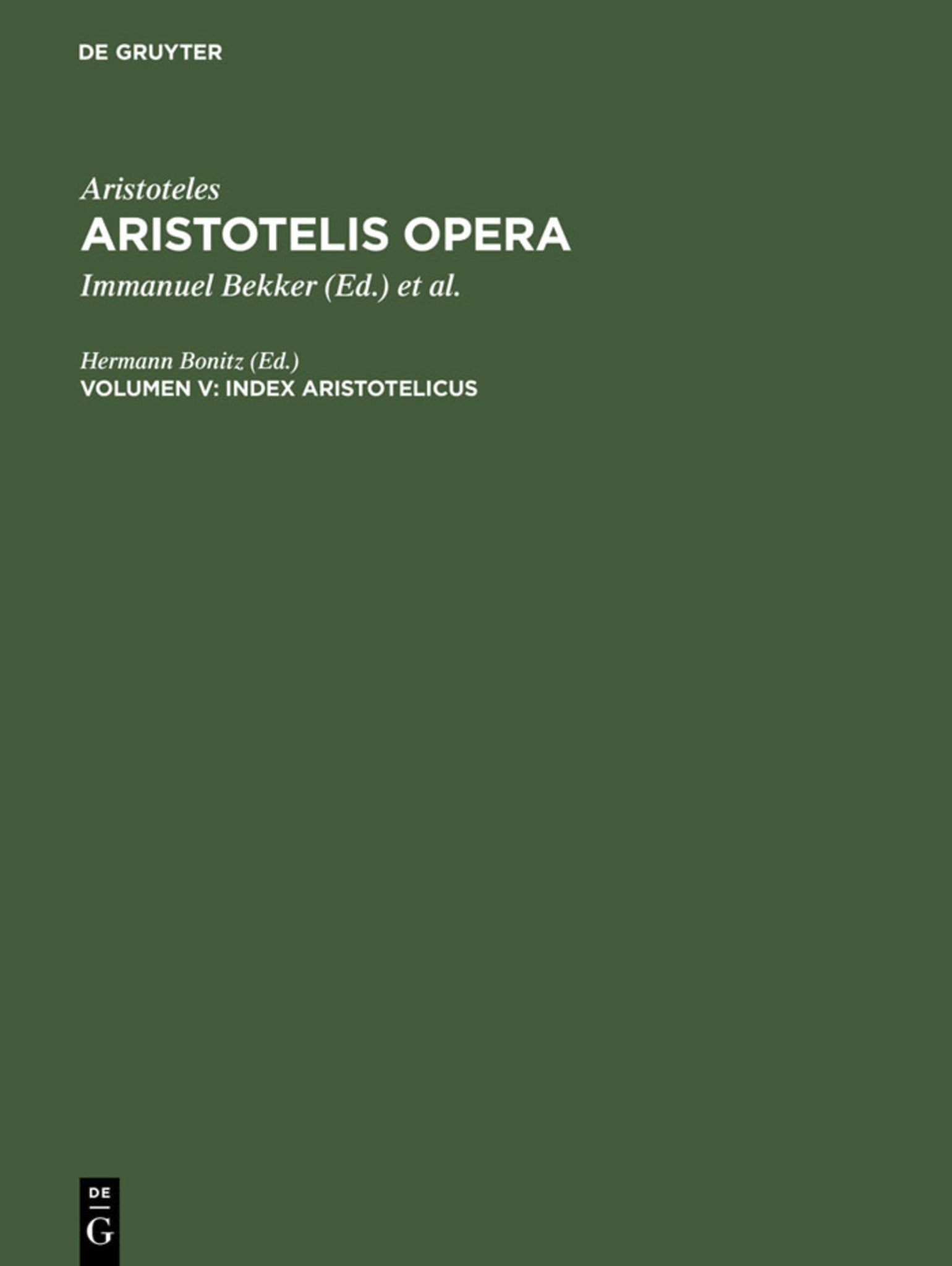 Index Aristotelicus