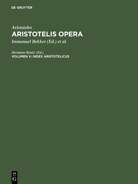 Index Aristotelicus