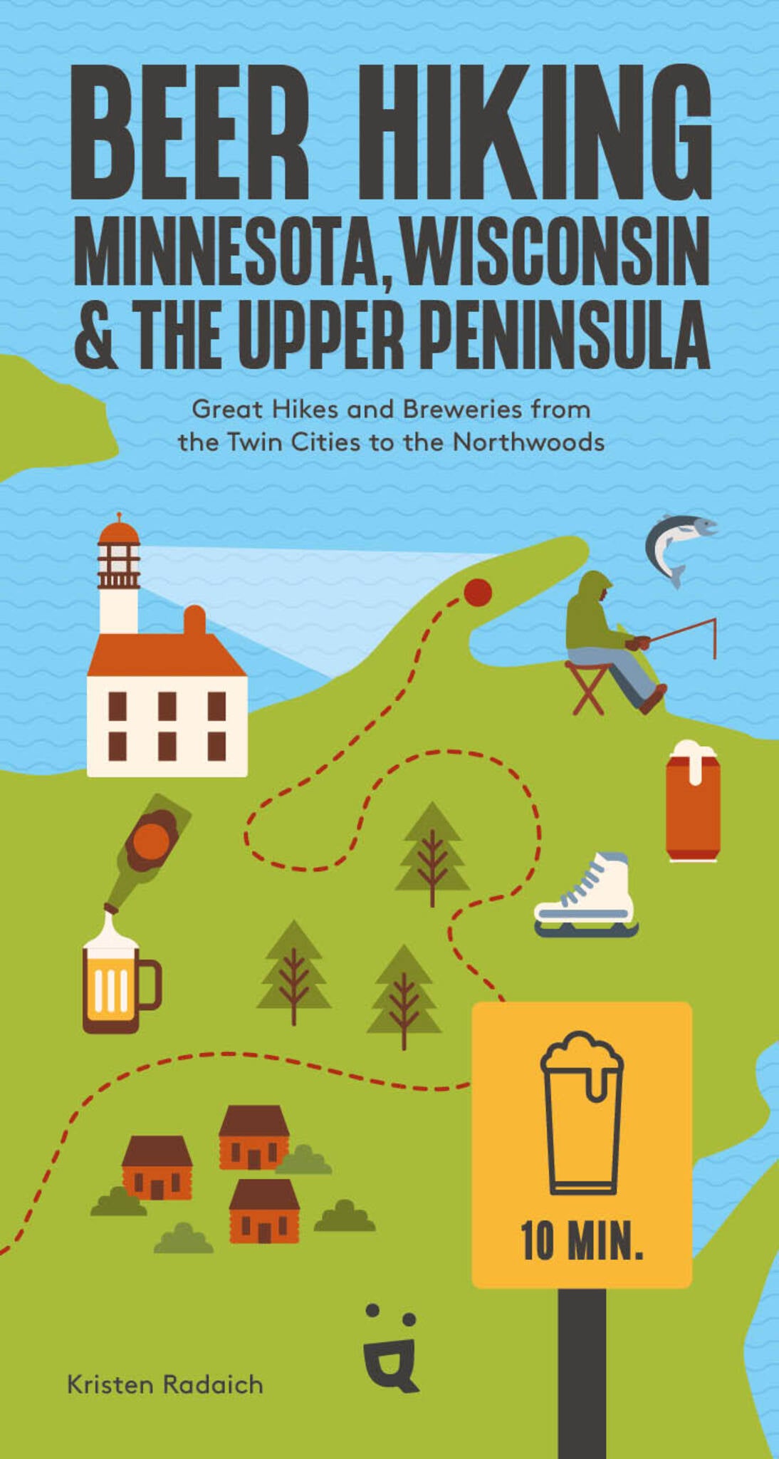 Cover image for Beer Hiking Minnesota, Wisconsin & the Upper Peninsula ISBN 9783039641024
