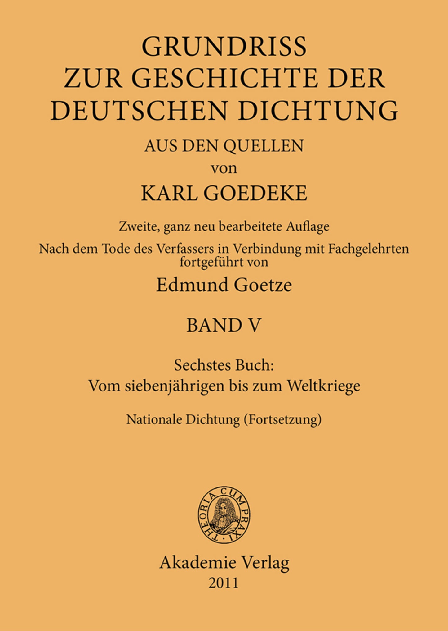 Sechstes Buch: Vom siebenjährigen bis zum Weltkriege