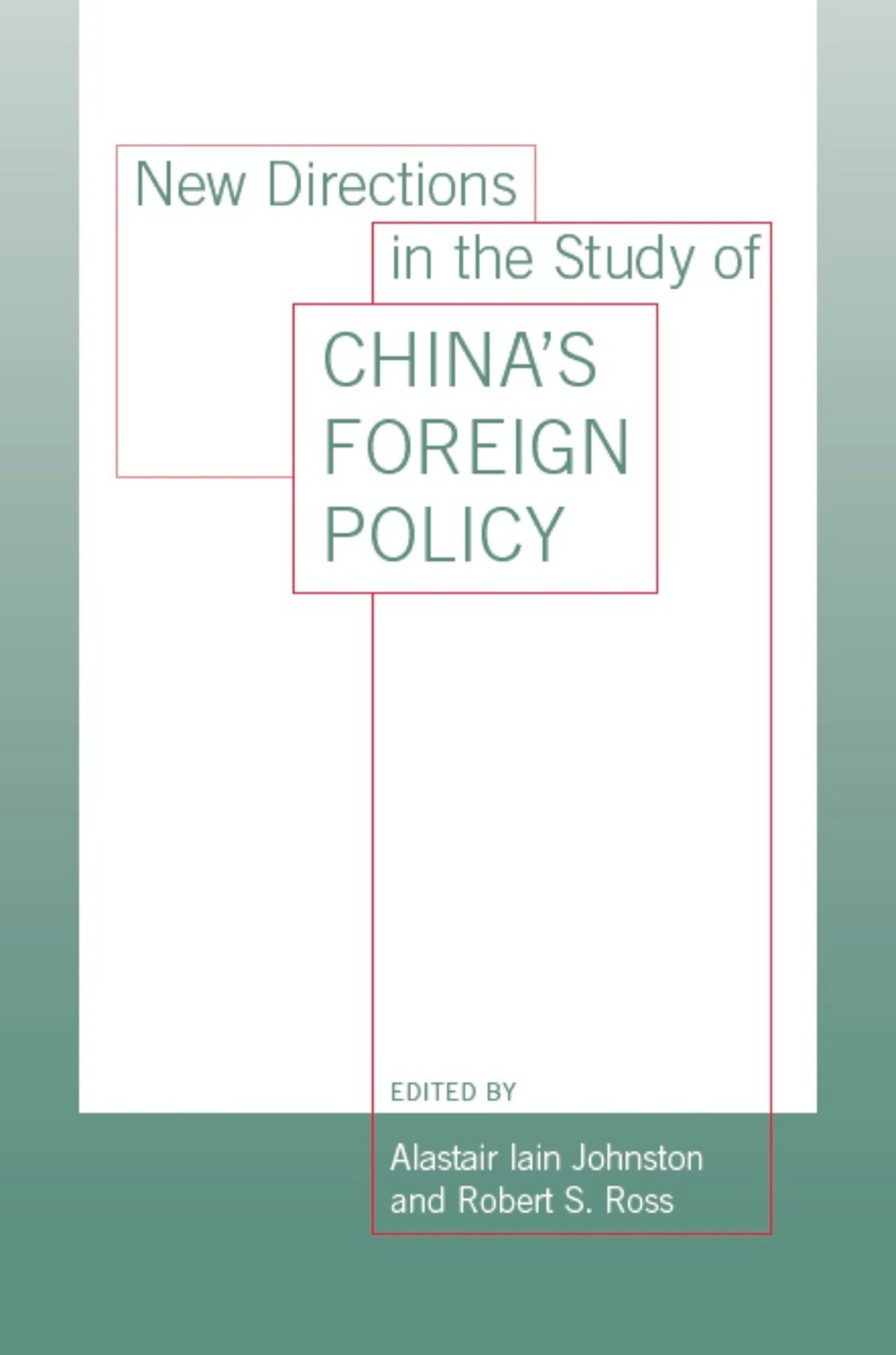 Cover image for New Directions in the Study of China's Foreign Policy ISBN 9780804753623