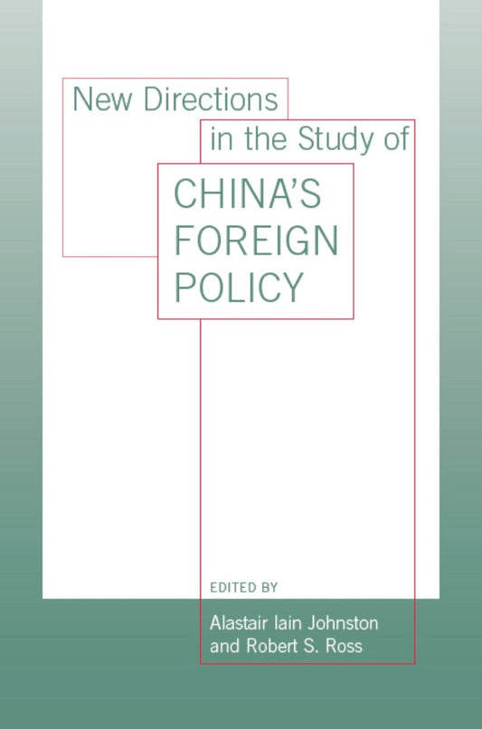 New Directions in the Study of China's Foreign Policy