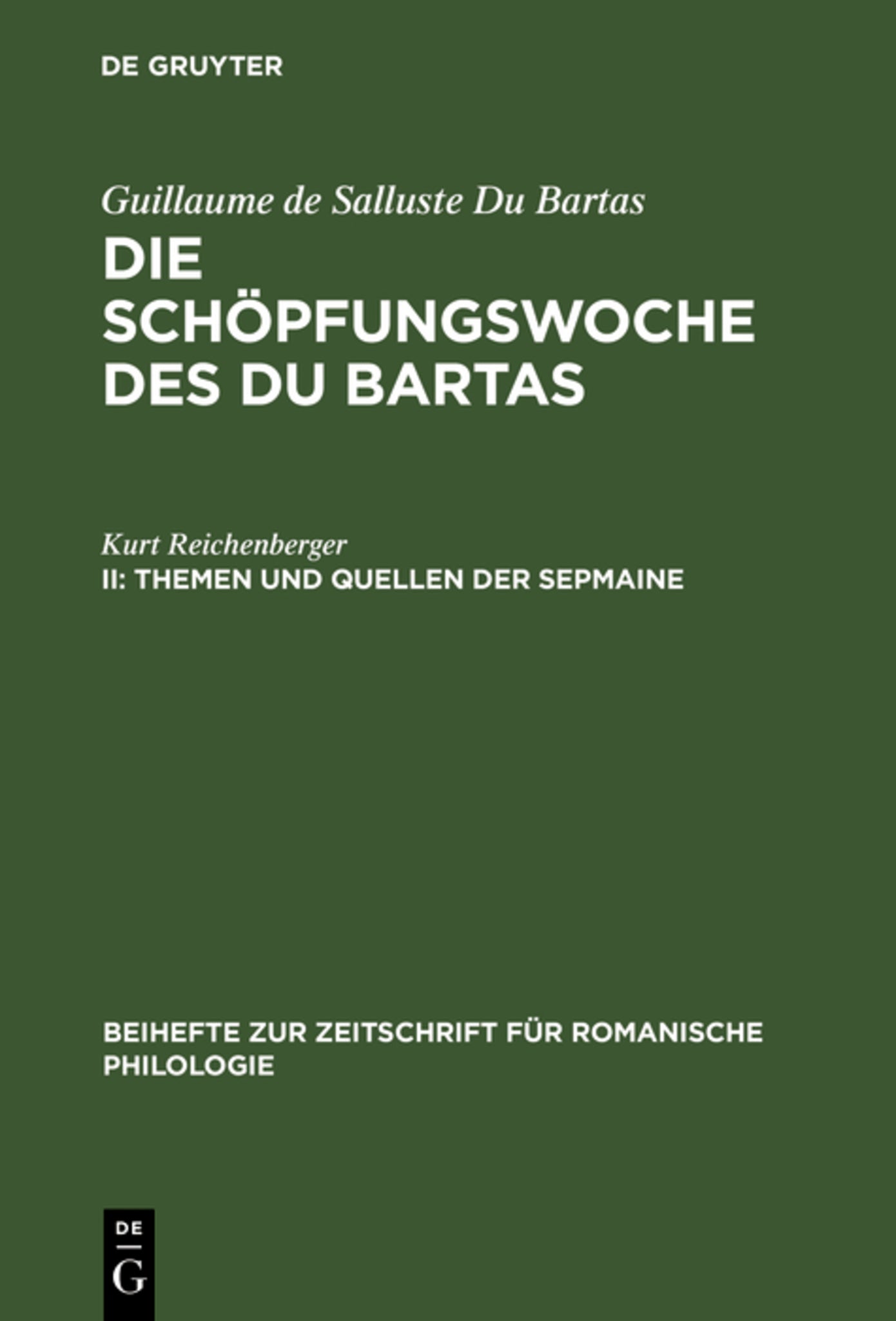 Themen und Quellen der Sepmaine
