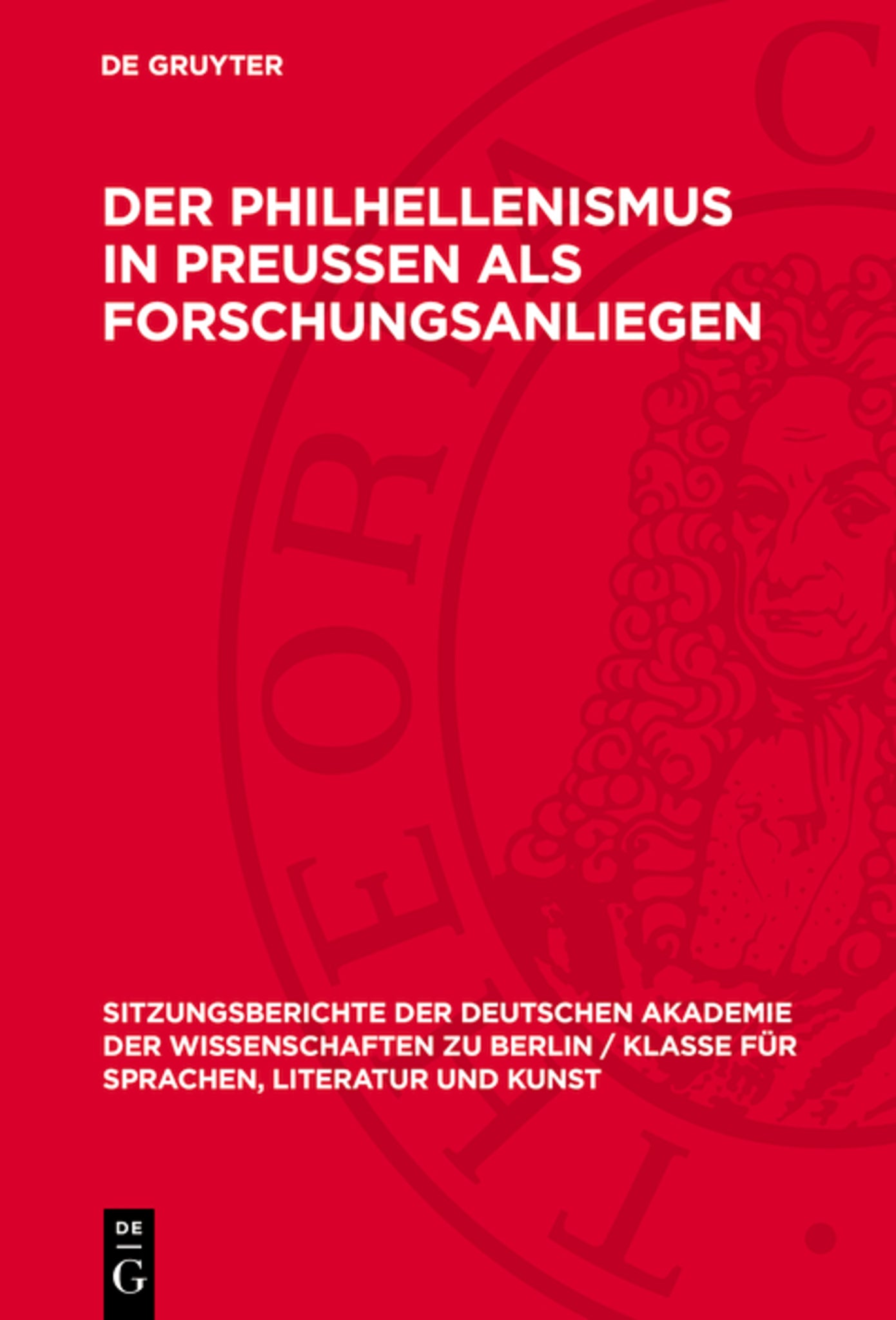 Der Philhellenismus in Preussen als Forschungsanliegen