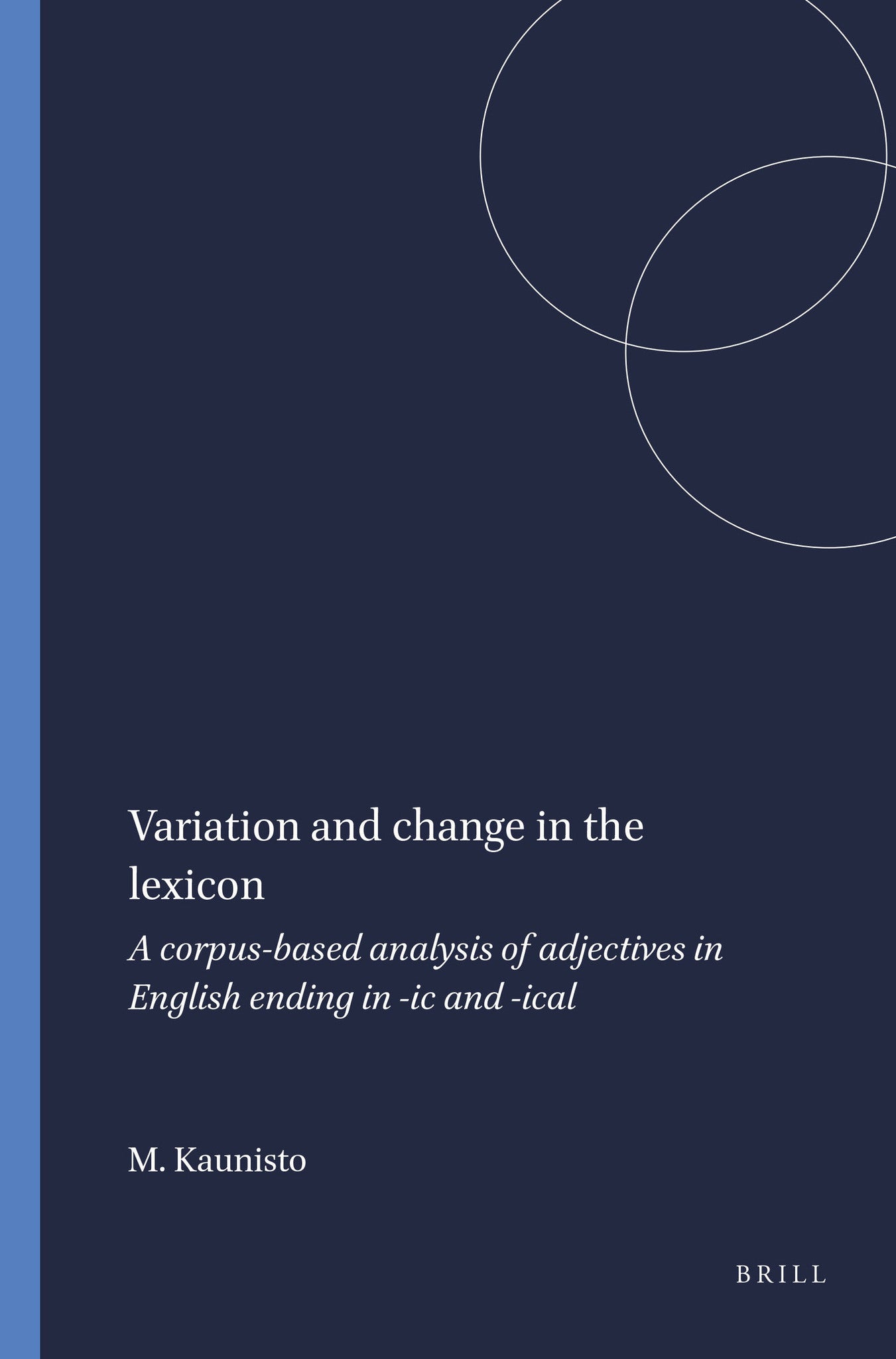 Variation and change in the lexicon