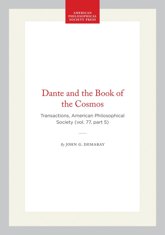Dante and the Book of the Cosmos