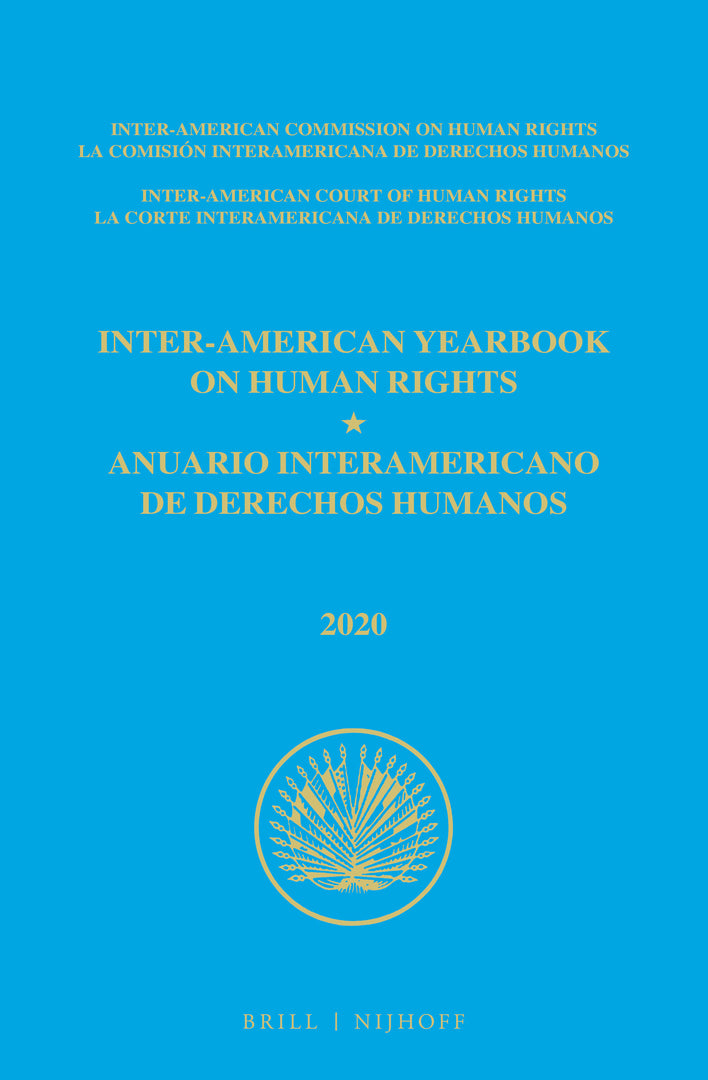 Cover image for Inter-American Yearbook on Human Rights / Anuario Interamericano de Derechos Humanos, Volume 36 (2020) (VOLUME I) ISBN 9789004445604