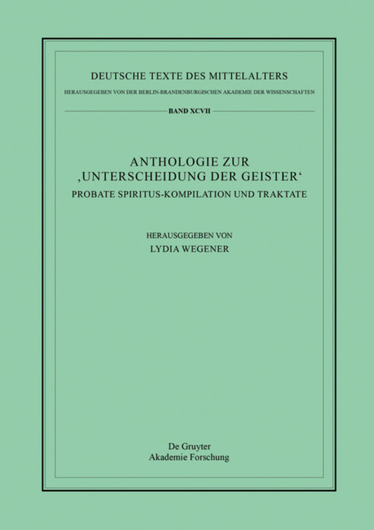 Anthologie zur ‚Unterscheidung der Geister‘
