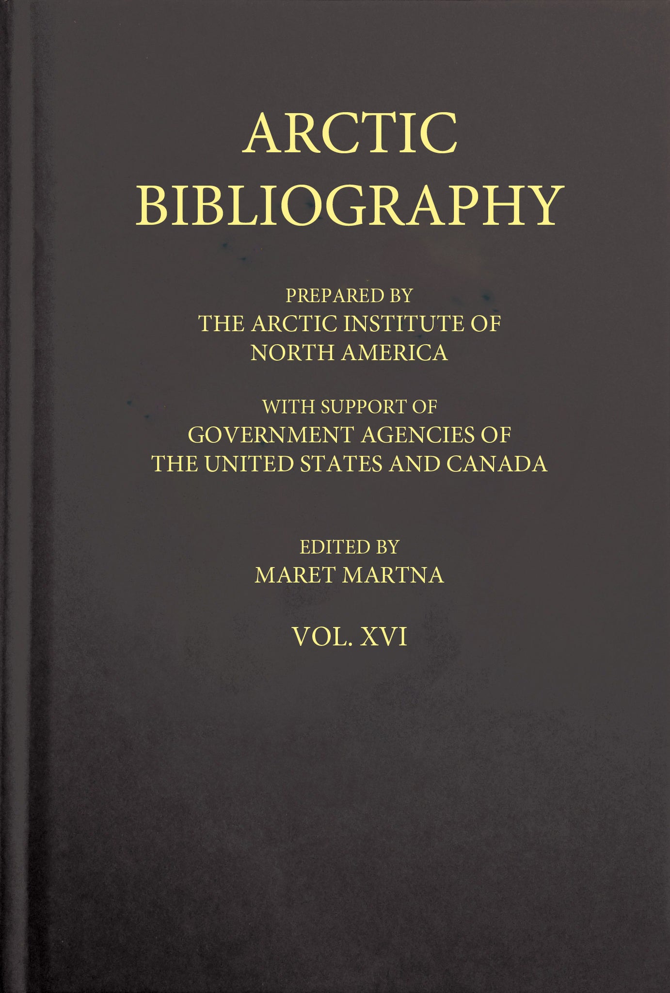 Arctic Bibliography