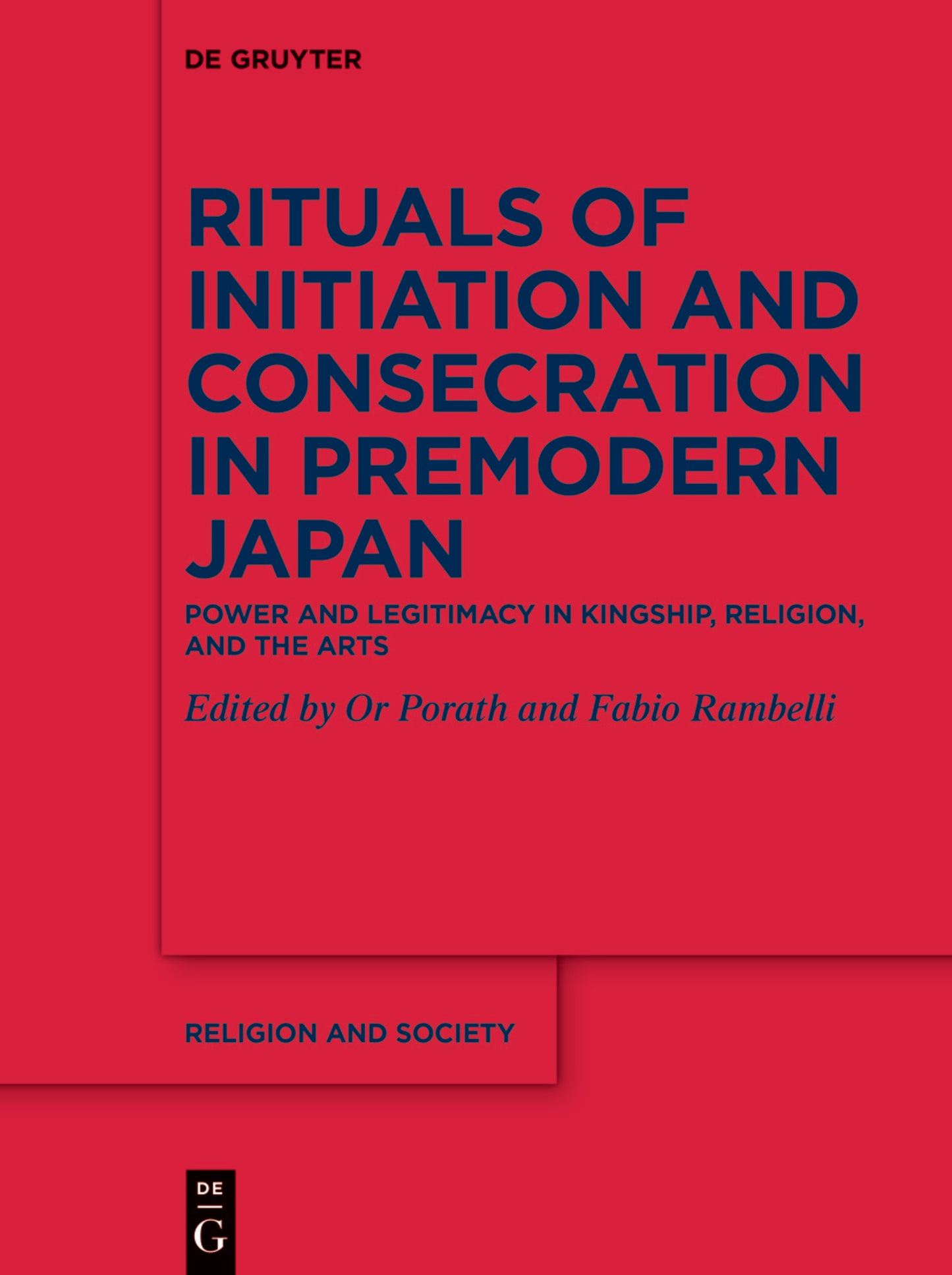 Rituals of Initiation and Consecration in Premodern Japan