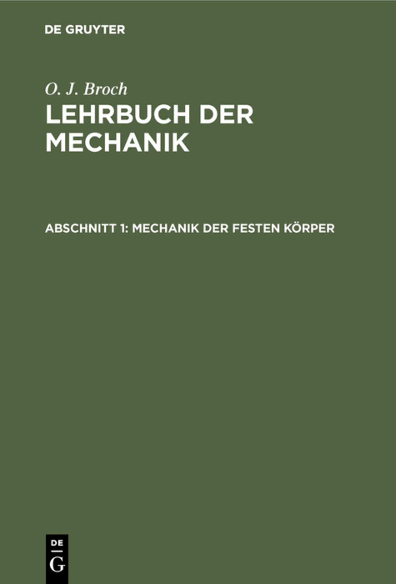 Mechanik der festen Körper