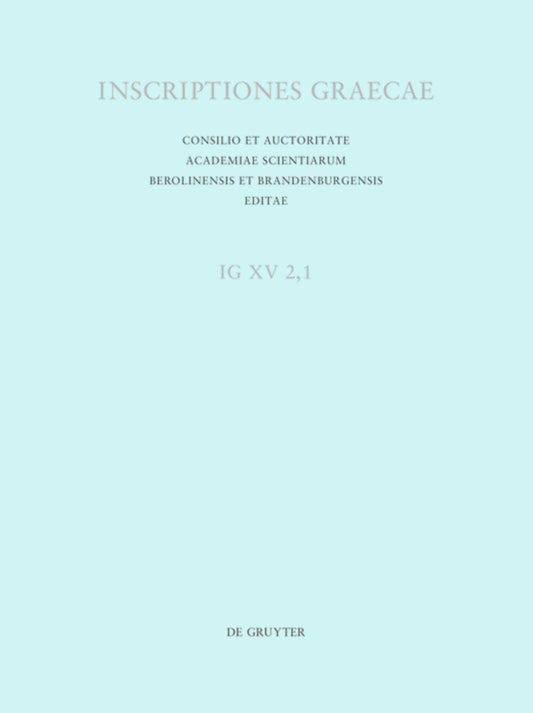 Inscriptiones Cypri orientalis: Citium, Golgi, Tremithus, Idalium, Tamassus, Kafizin, Ledra