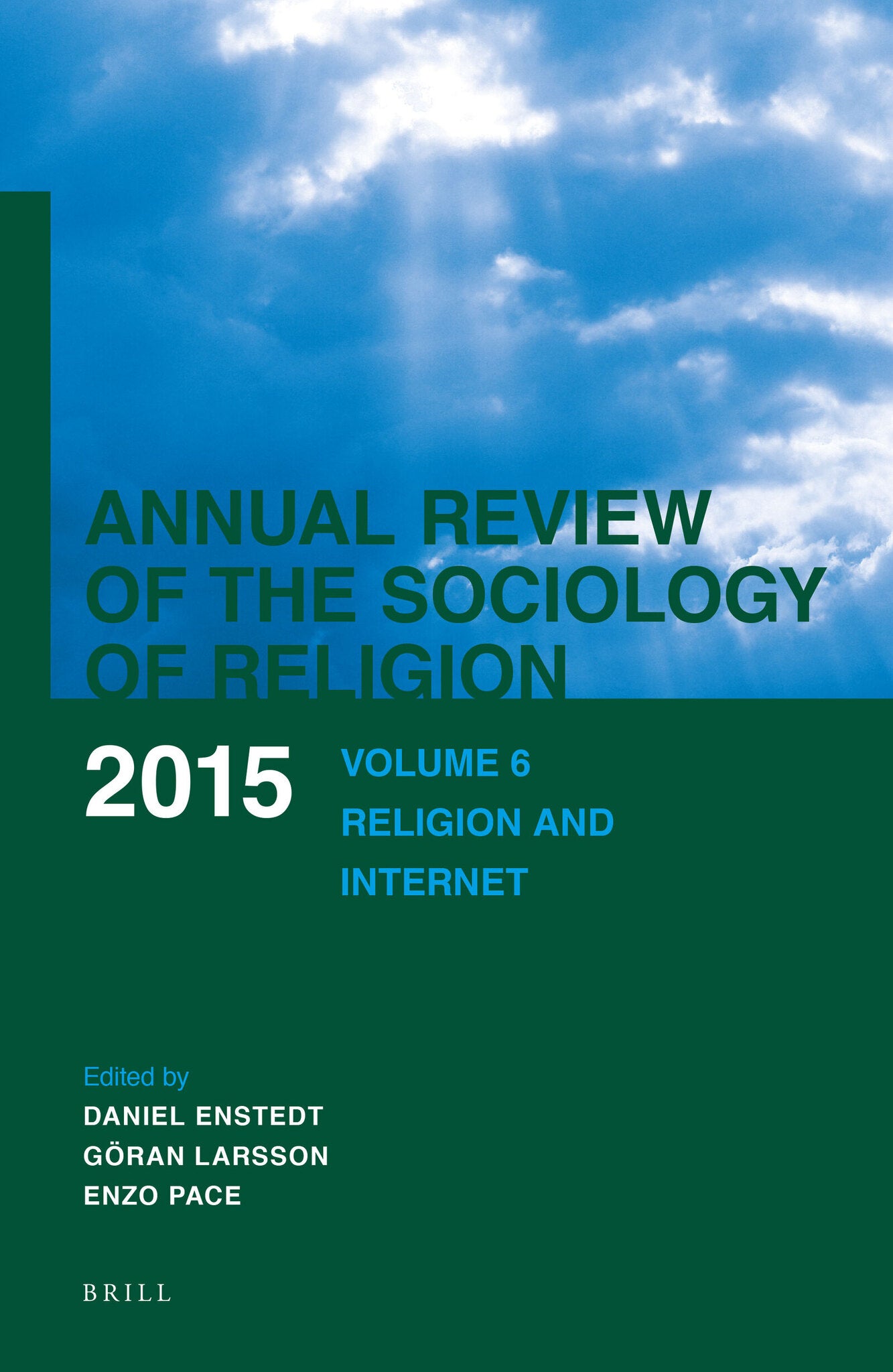 Cover image for Annual Review of the Sociology of Religion. Volume 6 (2015) ISBN 9789004297951