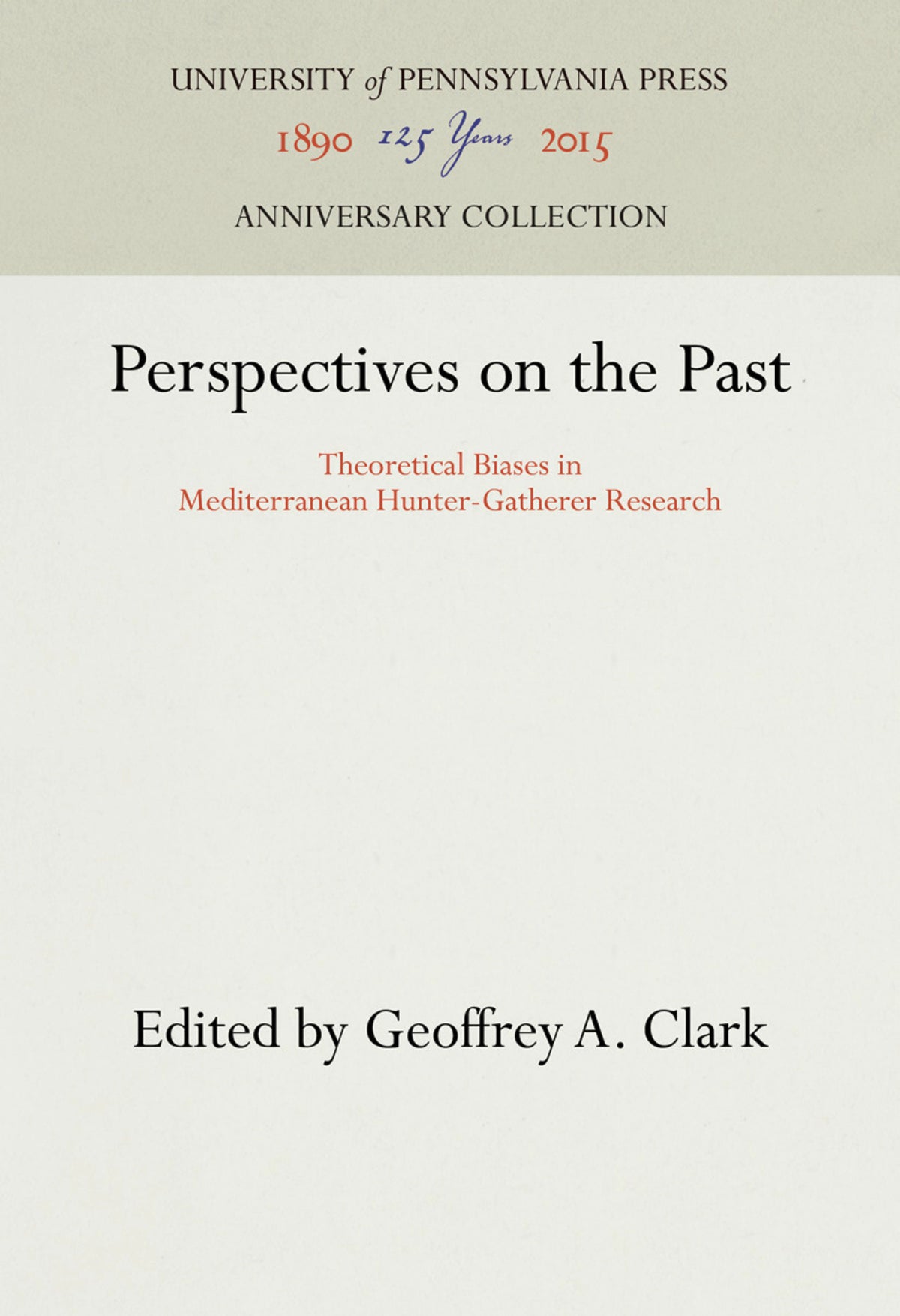Cover image for Perspectives on the Past ISBN 9780812281903