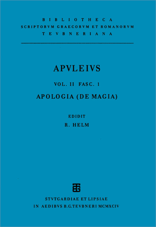 Pro se de magia liber (Apologia)