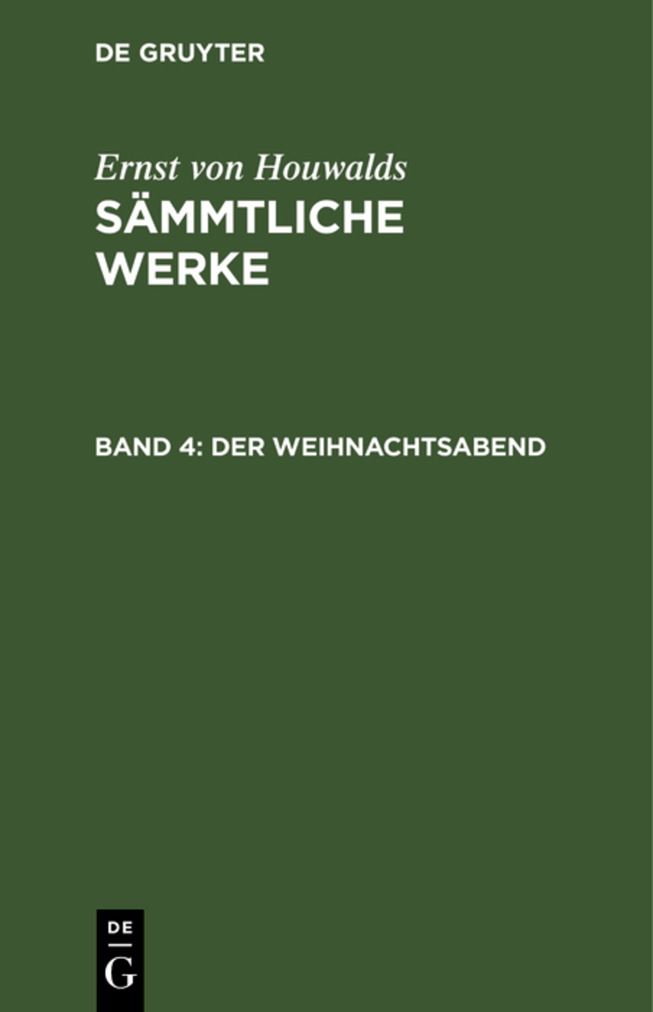 Der Weihnachtsabend