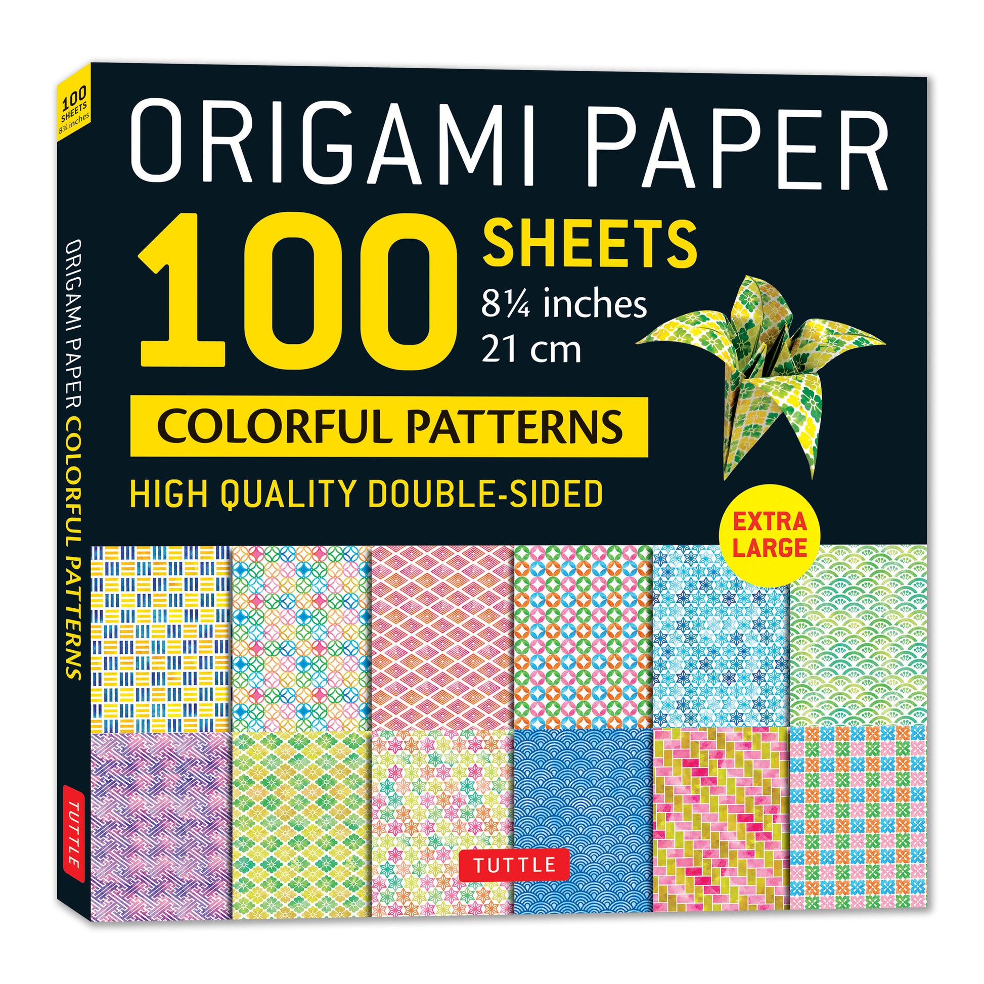 Origami Paper 100 sheets Colorful Patterns 8 1/4" (21 cm)