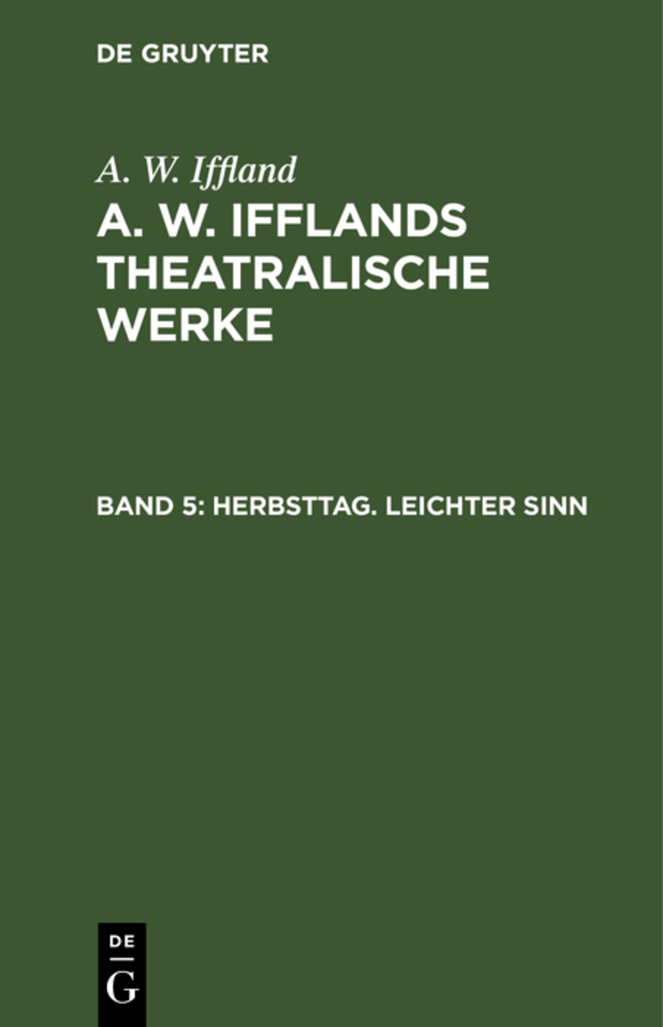 Herbsttag. Leichter Sinn