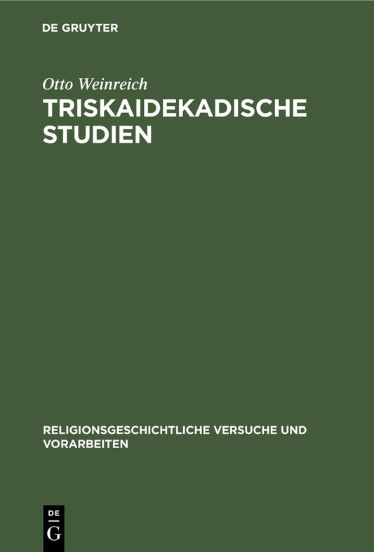 Triskaidekadische Studien