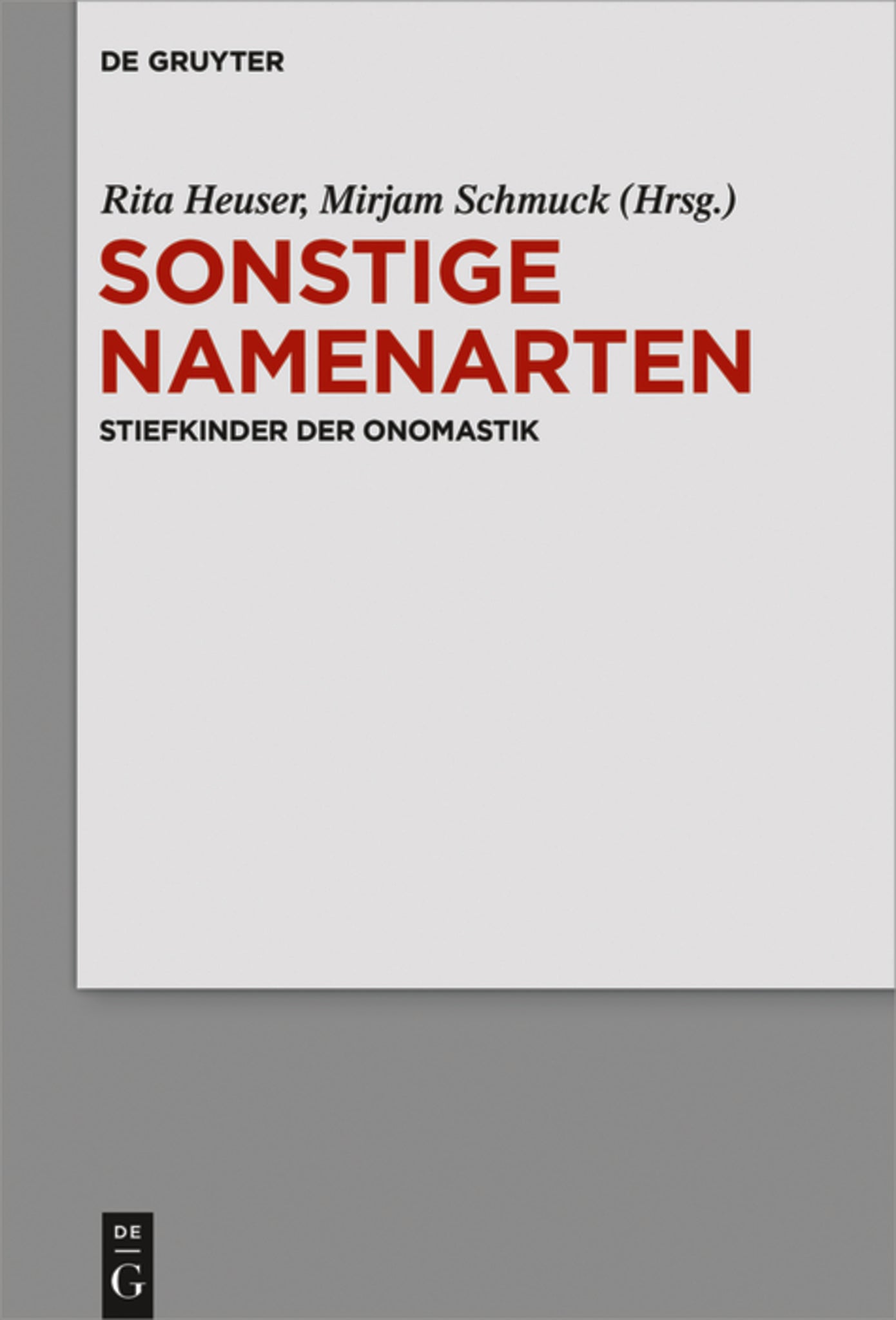 Sonstige Namenarten