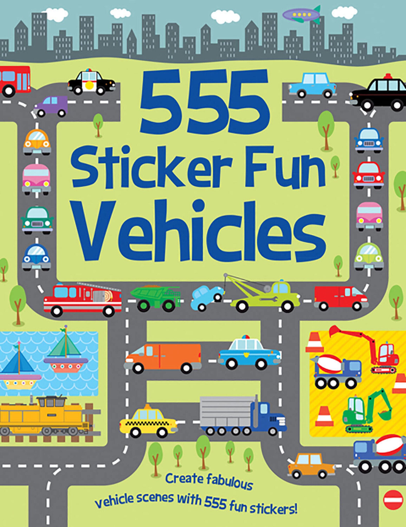 555 Sticker Fun - Vehicles