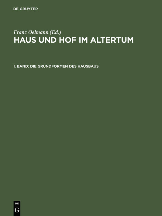 Die Grundformen des Hausbaus