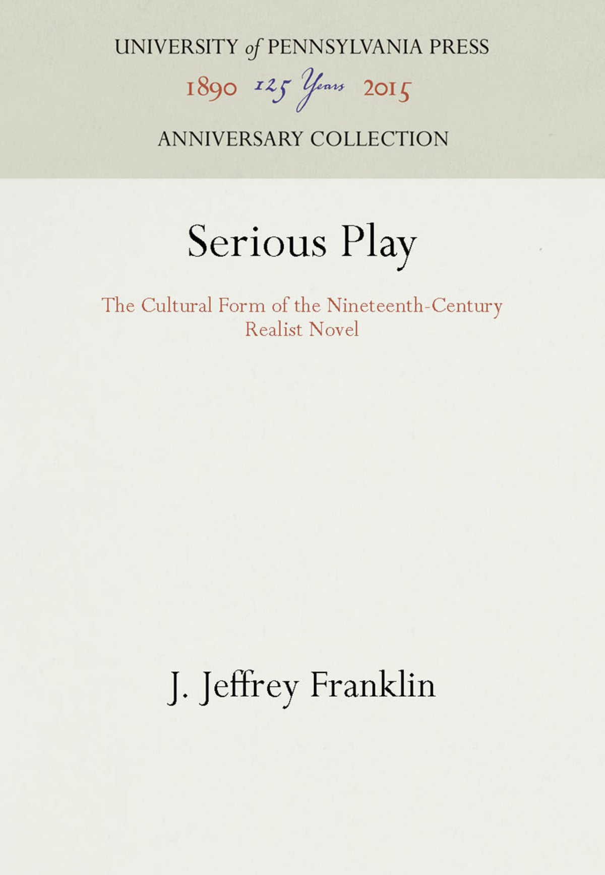 Cover image for Serious Play ISBN 9781512803303