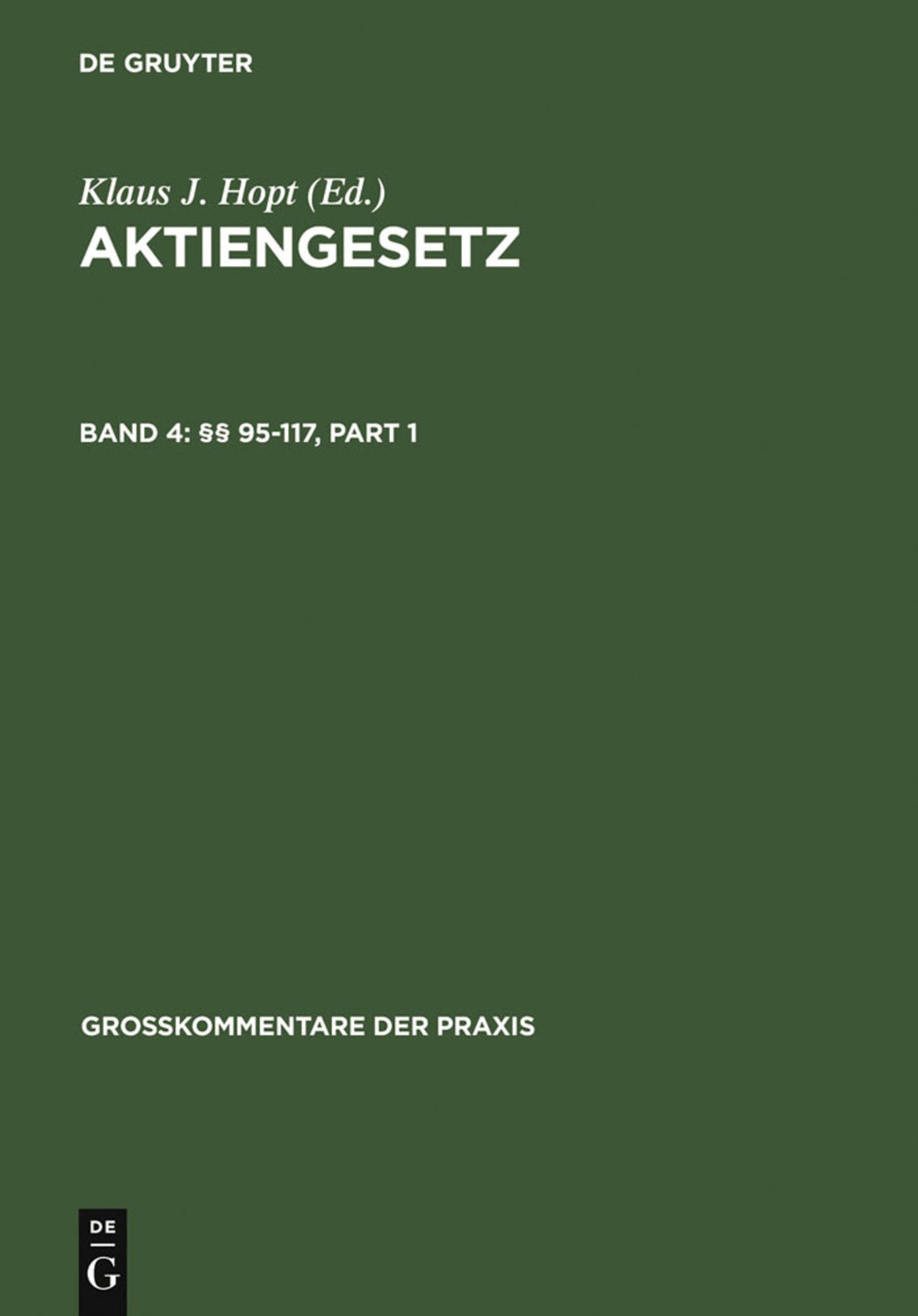 Cover image for §§ 95-117 ISBN 9783899493740