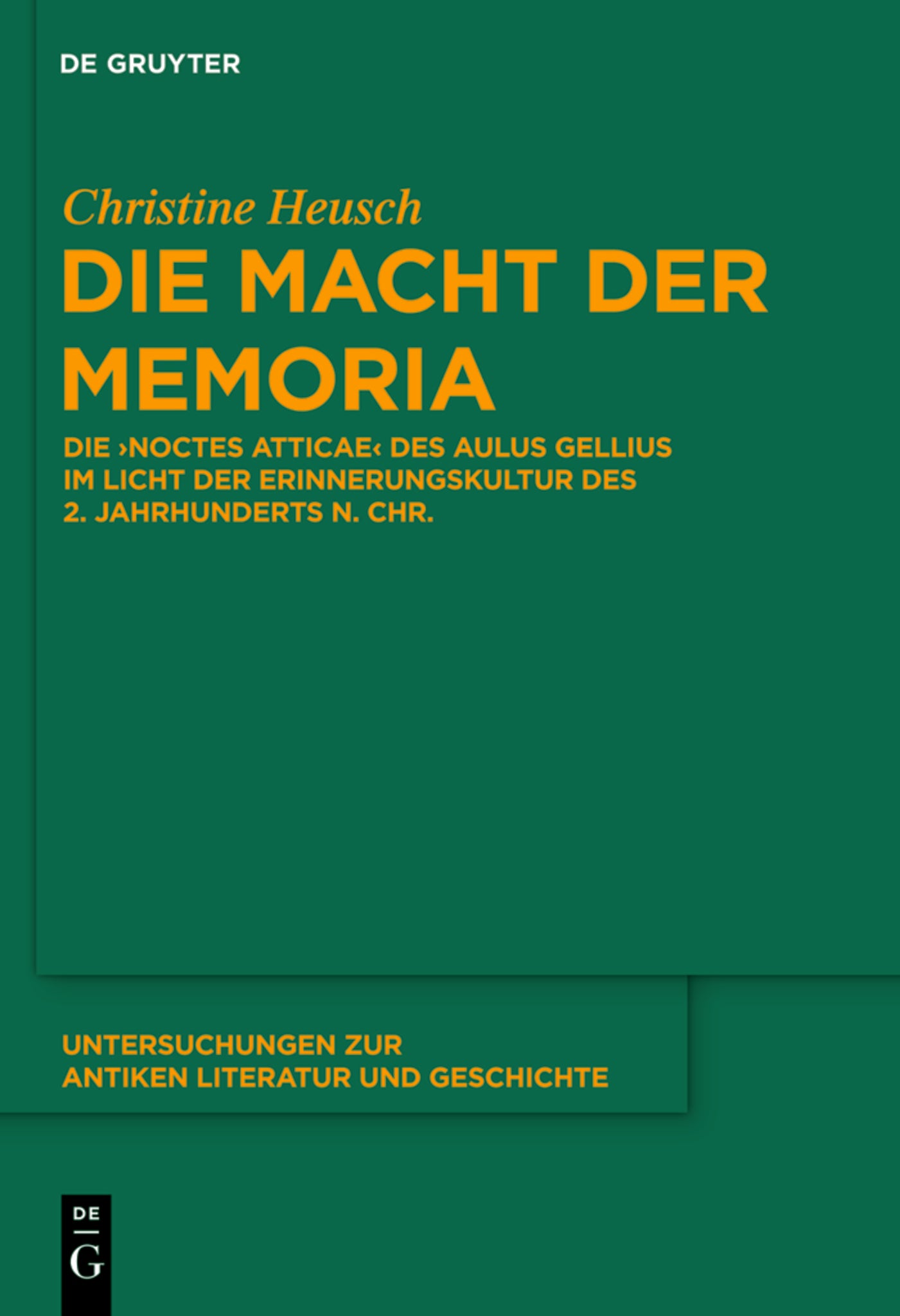 Die Macht der memoria