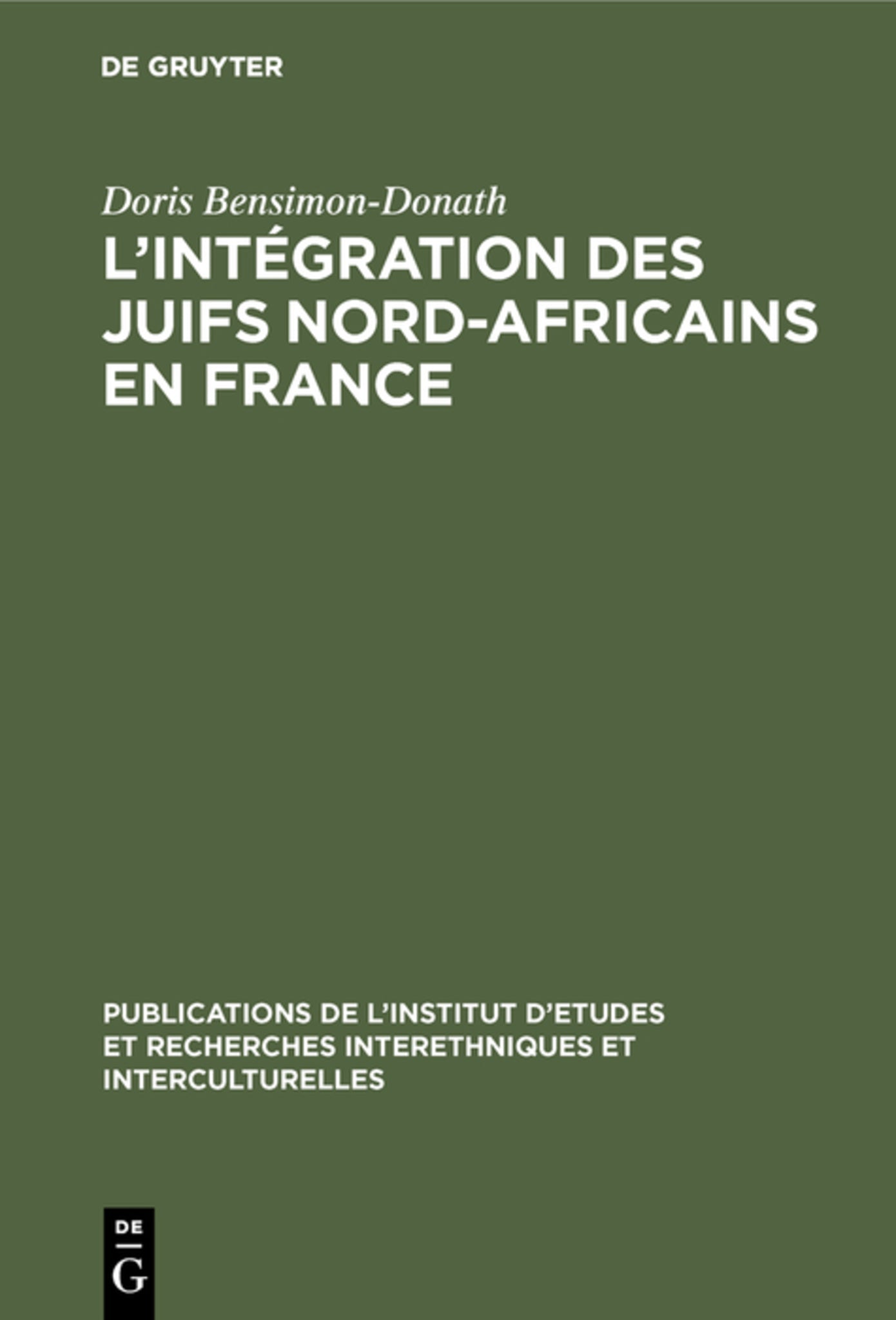 L’intégration des juifs nord-africains en France